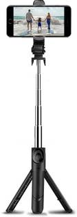 ANY KART Latest Design Selfie Stick Bluetooth with Tripod Compatible With All Smartphones Tripod