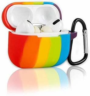SAM GADGETS WORLD Front & Back Case for Apple AirPods Pro - Silicone Press and Release Headphone Pouch
