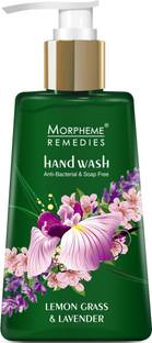 Morpheme Remedies Hand Wash Lemongrass & Lavender, Cleansing, 250ml - Soap Free Hand wash Hand Wash Pump Dispenser