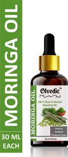 Olvedic 100% Organic Moringa Oil, 100% Pure, Natural & Undiluted, Hair Oil