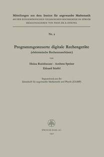 Programmgesteuerte digitale Rechengeraete (elektronische Rechenmaschinen)