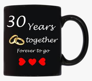 JAIPURART "30 Year Wedding Anniversary Gift For Him And Her" "30th Year Relationship mug" "30 Years Of Love Celebration" "Best Anniversary Gift" "30th Anniversary For Husband & Wife" 30th Year Complete In A True Relationship" Best Gift For A True Love Ceramic Coffee (330 ml) Ceramic Coffee Ceramic Coffee Mug