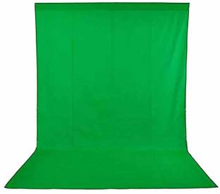 WON Green Backdrop Background Accurate 8 x12 FT for Chromakey Live Stream Video Recording Editing Gaming Kine Master MX takatak YouTube Video Shooting Reflector