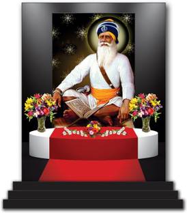 Vprint Baba Deep Singh ji Car Dashboard idols Figurine Showpiece Decorative Showpiece  -  12 cm