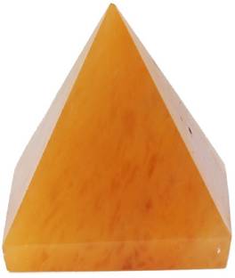Aurra Stores Yellow Aventurine Pyramid (1.5 inches)3 peices with Certified lab Report Decorative Showpiece  -  1.5 cm