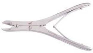 KISC Bone Cutting Forceps Length: 20 cm - 8â Standard Pattern Forceps Surgical Surgical Bone Cutter