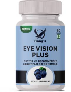 Hoag's Vision Plus Complete Eye Care Solution With Lutein, Zeaxanthin, Bilberry