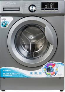 Sansui 9 kg Fully Automatic Front Load Washing Machine with In-built Heater Grey