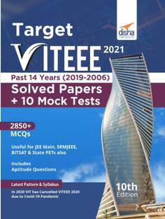 Target Viteee 2021 - Past 14 Years (2019 - 2006) Solved Papers + 10 Mock Tests