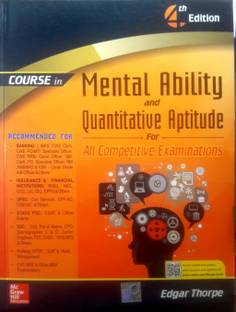 Course in Mental Ability and Quantitative Aptitude