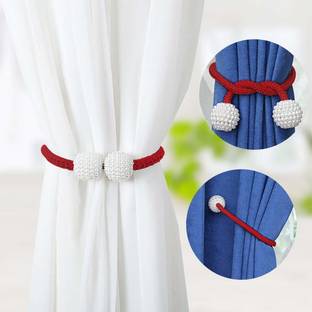 HomeCloud Maroon Tieback Hook Metal