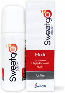 salve Sweatgo Anti perspirant Hyperhidrosis Sweat Free Healthy Skin For Men in Exclusive Fragrance -Musk,60 ml (Pack of 1) Deodorant Roll-on  -  For Men & Women