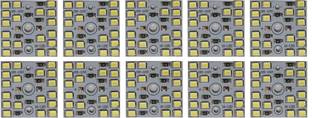 Onas 10 Pcs 12 Volt DC 9 watt Direct on Board Led Bulb Raw Materials White Color Light Electronic Hobby Kit