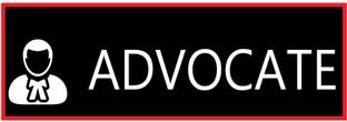 VVWV ADVOCATE SIGN STICKER Emergency Sign