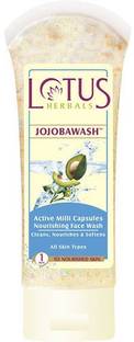 LOTUS Herbals Jojobawash Active Milli Capsules Nourishing  80G Face Wash