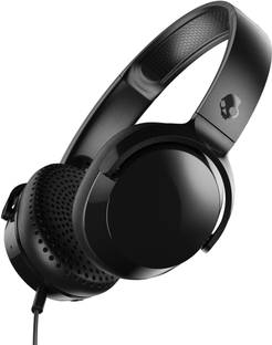 Skullcandy Riff Wired Headphones, Microphone, Call and Track Control, 3.5mm AUX cable Wired