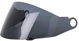 VEGA CRUX HELMET CLEAR VAISOR CRUX CRUX DX OPEN FACE Helmet Visor (BLACK) Helmet Visor