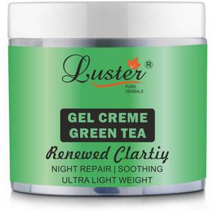 Luster Green Tea Gel Creme | Renewed Clartiy | Overnight Repair Gel Cream