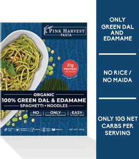 PINK HARVEST FARMS Green Dal & Edamame Spaghetti Instant Noodles Vegetarian