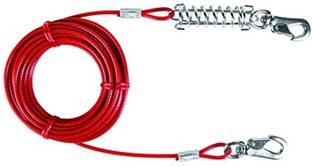 Pet Needs Â Tie-Out Cable/Leash for Dogs up to 54 Kg, 20 Feet Dog & Cat Leash