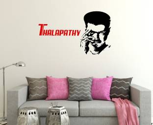 WALLSTICK 85 cm Thalapathy Removable Sticker