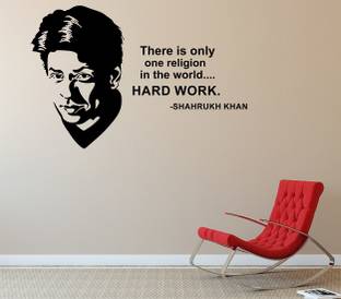 Littlebuds Shahrukh Khan Medium Vinyl Wallsticker