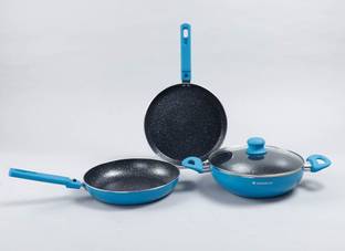 WONDERCHEF Power Induction Bottom Non-Stick Coated Cookware Set