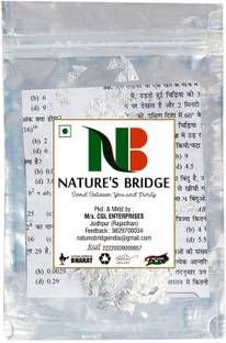 Nature's Bridge Chandi Vark / Silver Leaf - (40 Leaf) / German 100% Finest Silver Leaves for sweets / Chandi ka Warq Glitters