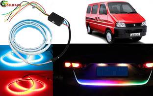 Selifaur D1L214 48Inch Ice Blue & Red DRL LED Brake with Side Turn Signal & Parking Indication Trunk,Boot,Dicky Light Eeco Car Fancy Lights