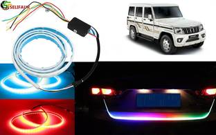 Selifaur D1L170 48Inch Ice Blue & Red DRL LED Brake with Side Turn Signal & Parking Indication Trunk,Boot,Dicky Light Bolero 2020 Car Fancy Lights