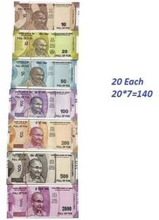 soniya enterprises Gag Toy for Kids Fake Notes Combo (40*7=280 Notes) (Rs.10, Rs.20, Rs.50, Rs.100, Rs.200, Rs.500, Rs.2000 Notes) Fake notes nakli notes Dummy Notes notes Nakli Notes :: Fake Notes Gag Toy