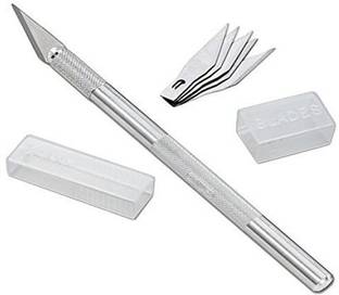 Okayji Detail Knife - Crafts Steel Knife Cutter Tool with 5 Blades 5 Multi-utility Knife