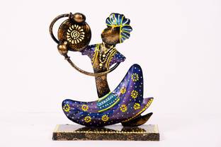 Medieval Arts Decorative Iron Musician Showpiece Decorative Showpiece  -  17.78 cm