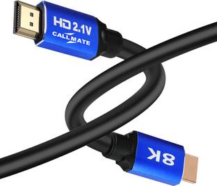 Callmate  TV-out Cable 5ft High Speed 8K HDMI to HDMI 2.1 Cable 8K120Hz/60Hz Ultra HD 48Gbps 8K 3D HDR Cable 48Gbps Interface PS4 HDTV Cord (5ft/1.5M)