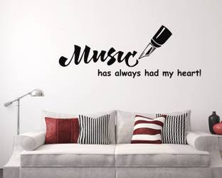 Wallzone Music Small Vinyl Wallsticker