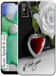 LUCASTENN Back Cover for Tecno Spark 6 Go, Tecno Spark6 Go, Tecno Spark 6Go Back Cover