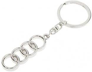 Ezone Audi Rings Metal Key Chain Branded Key Chain