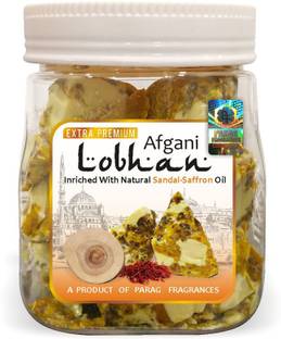 Parag Fragrances Loban With Chandan-Kesar Oil For Air Purifiring, Meditation And Home Fragrance / Natural Benzoin Natural