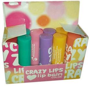 ShopCircuit lips color lip balm combo pack of 12 MIX