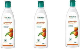 HIMALAYA Stress Relief Massage Oil (Pack of 3)