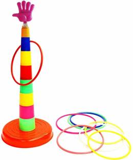 Anika Ring Toss Quoits Hoopla Throw Game for Toddlers(Kids), for Single and Group Play