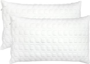 SleepX Owl 400 GSM Knitted Breathable Pillow Microfibre Geometric Sleeping Pillow Pack of 2