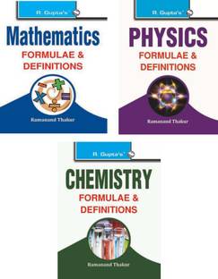 Physics, Chemistry And Mathematics Formulae & Definitions (Set Of 3 Books)