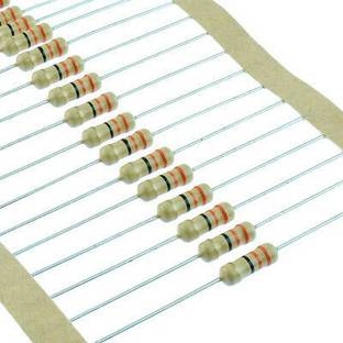 gobagee 220 ohm Half Watt 1/2 Watt 5% 50pcs Carbon Film Resistor -Set of 50 Fixed Resistor