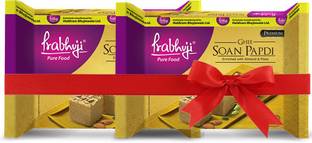 PRABHUJI PURE FOOD Soan Papdi Ghee 400g Box (Pack Of 2) Box