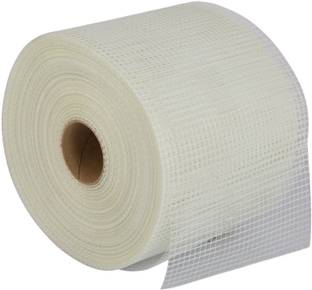 GSK Cut Fiber Glass Mesh Roll 145 mm Width X 50 Meters Length 145 GSM Thickness Adhesive