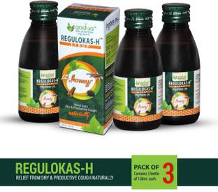 Aadya Life Regulokas-H Syrup, a non-sedative, non-alcoholic, ayurvedic cough remedy (300 ml)