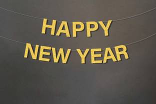 Festiko Happy New Year Jungle Font Banner