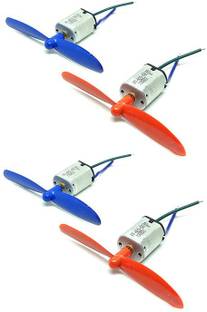 INVENTO 1pcs N20 3.7V Mini Drone Dual Shaft DC Motor 10x12x15mm + 1Pcs 50mm Propeller For Airplane Helicopter Drones Toy Car Robot DIY
