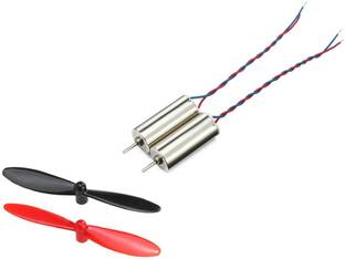 इन्वेंतो 2Pcs DC 3.7V 720 7x20mm Micro Coreless Motor With 2Pcs 55mm Propeller High Speed Mini Drones Quadcopter इलेक्ट्रॉनिक कॉम्पोनेन्ट इलेक्ट्रॉनिक हॉबी किट